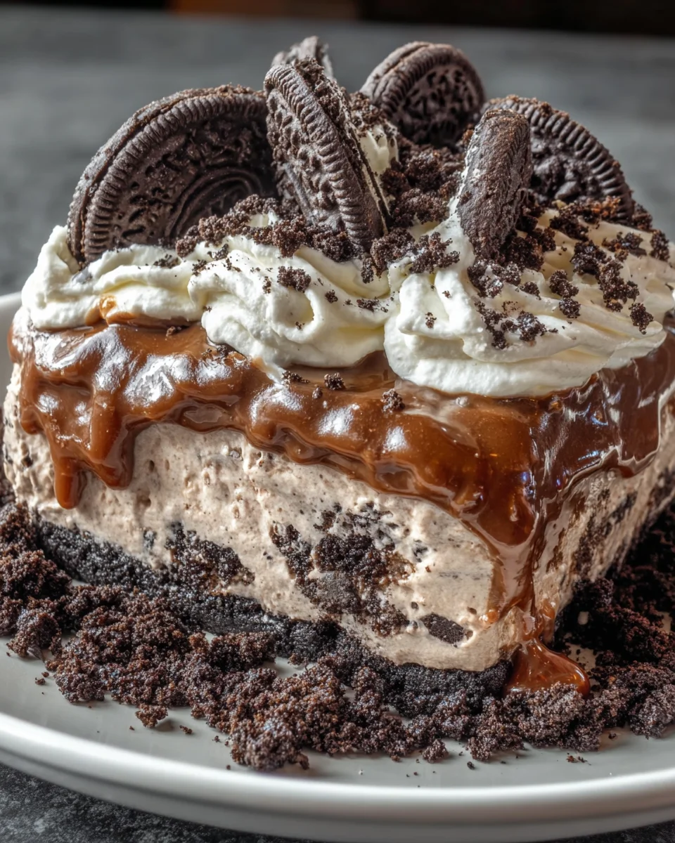 Mocha Oreo Dirt Cake