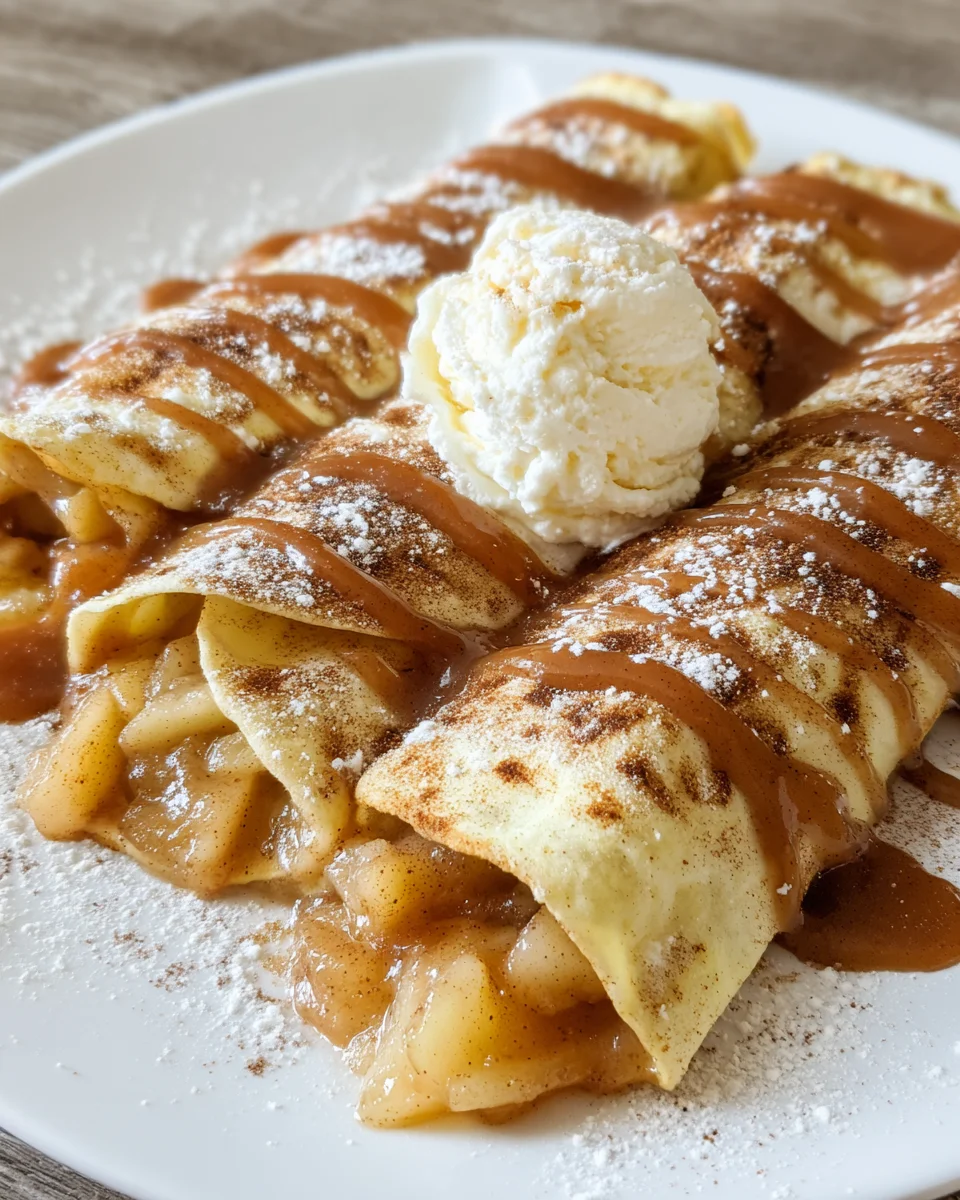 Apple Pie Enchiladas Bake