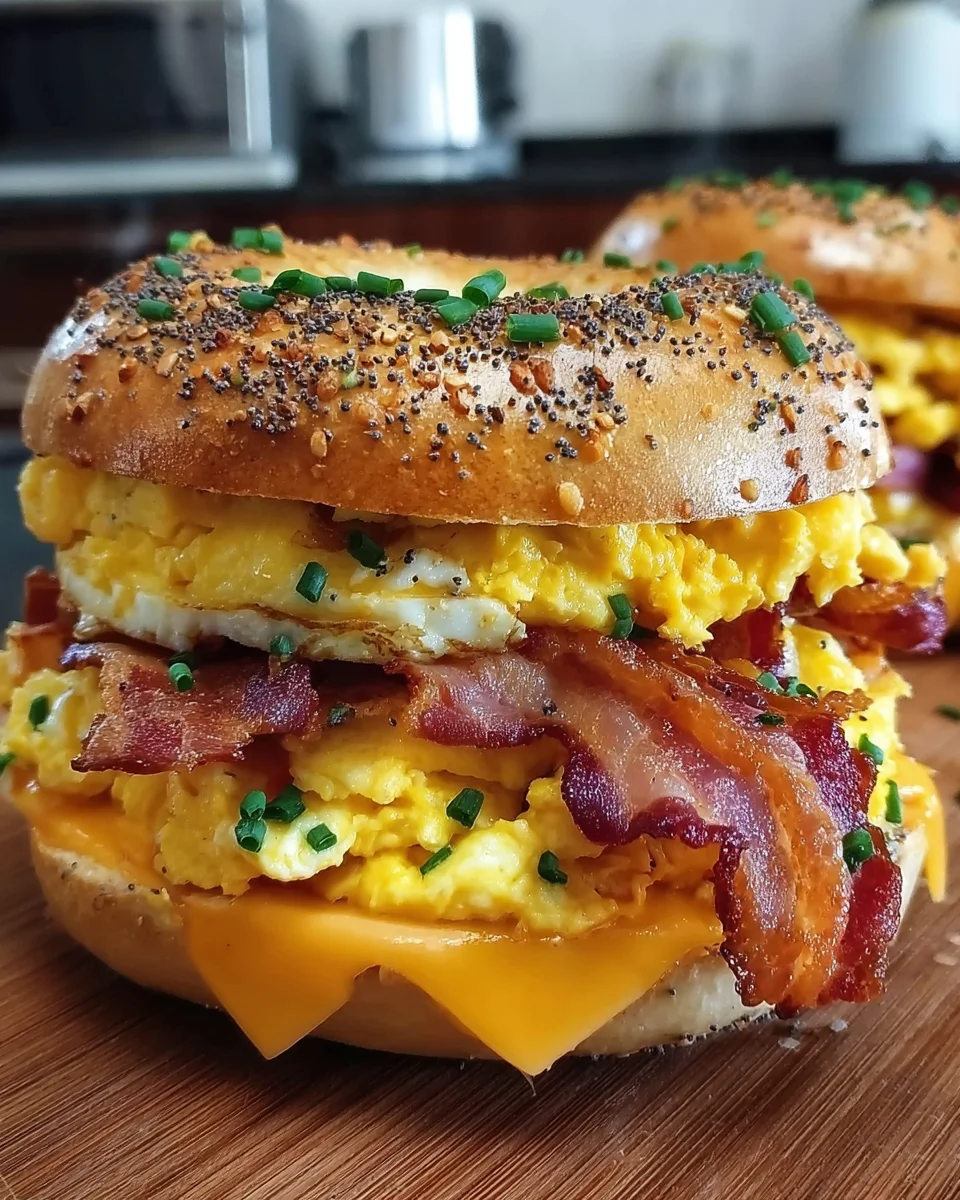 Breakfast Bagel Sandwich