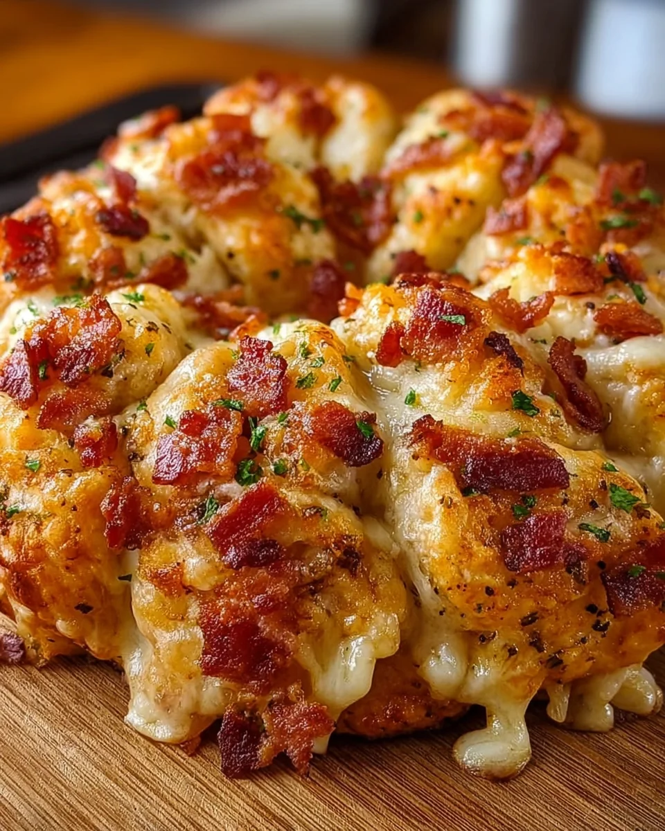 Cheesy Bacon Pull-Apart Twists