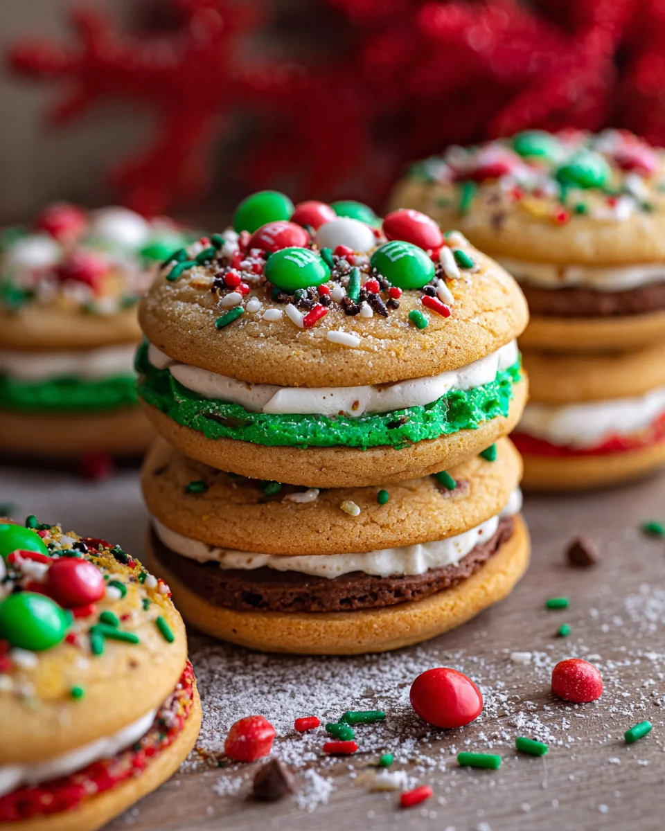 Christmas Sandwich Cookies