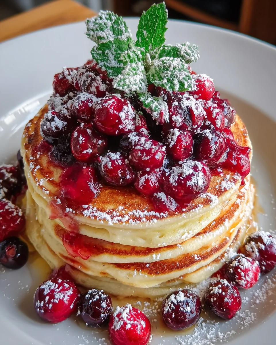 Pancake Stack Berry Holly