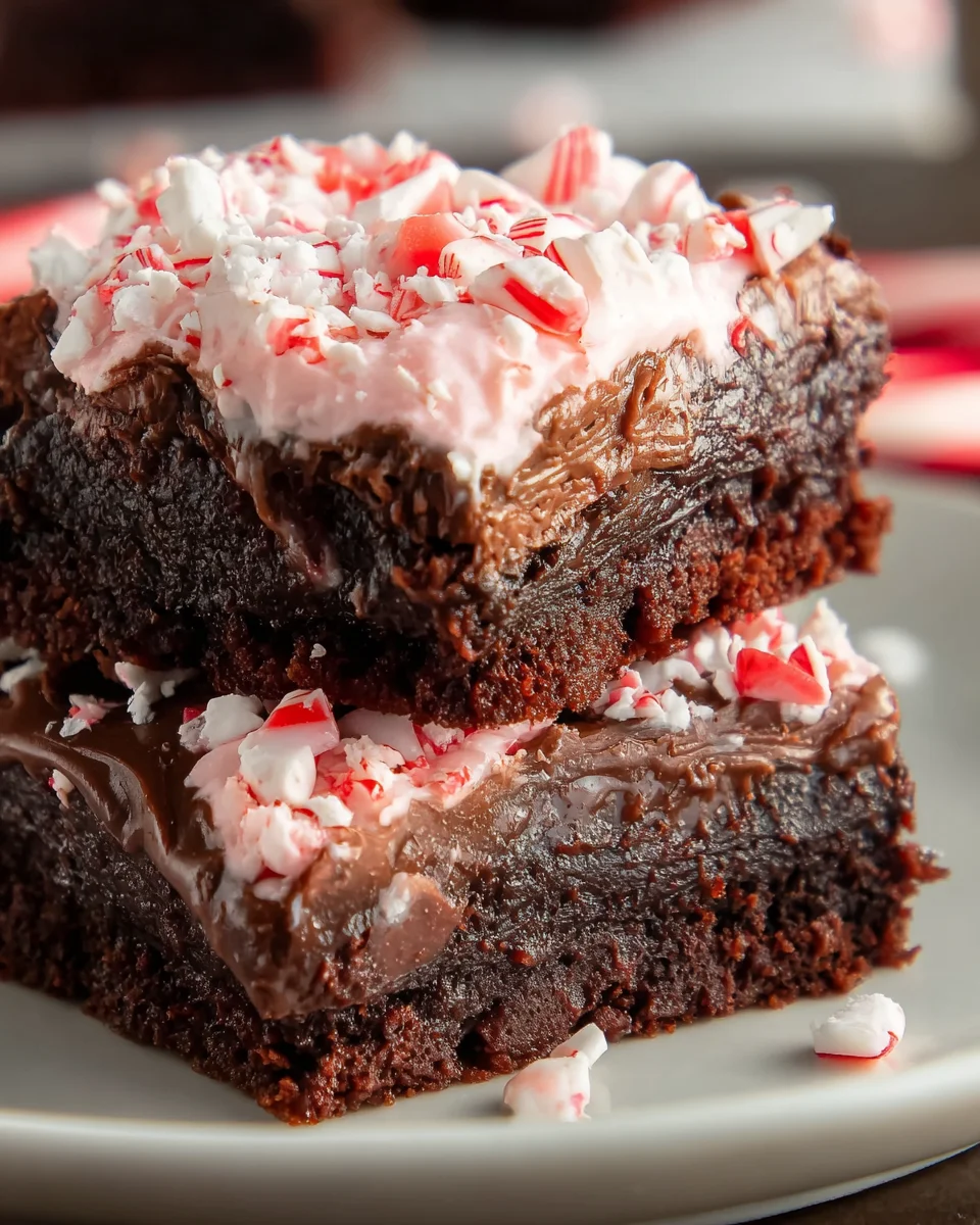 Peppermint Brownies