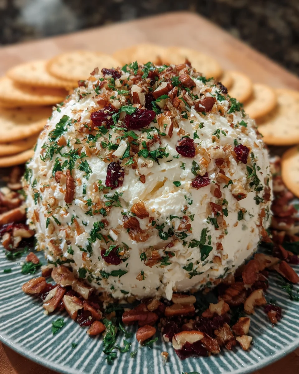 Easy cheese ball party snack