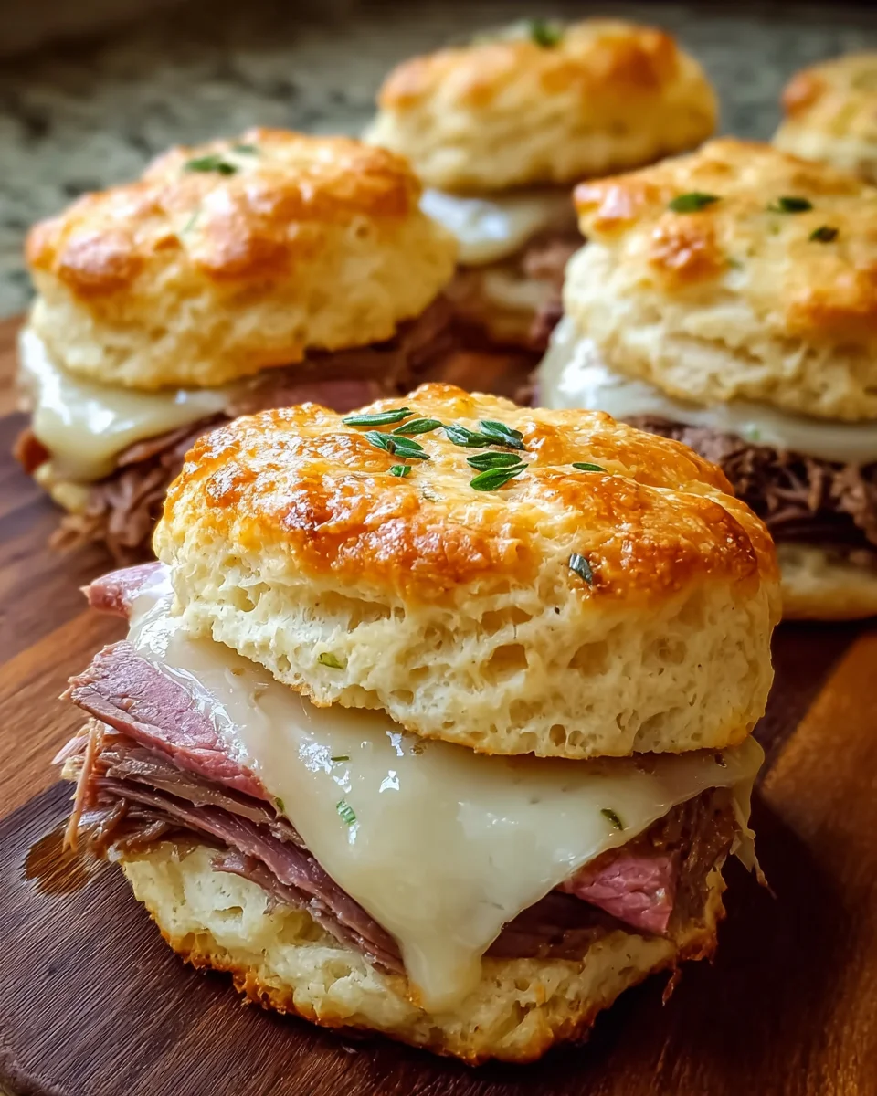 Baked French Dip Biscuits: Irresistible Flavor Awaits!