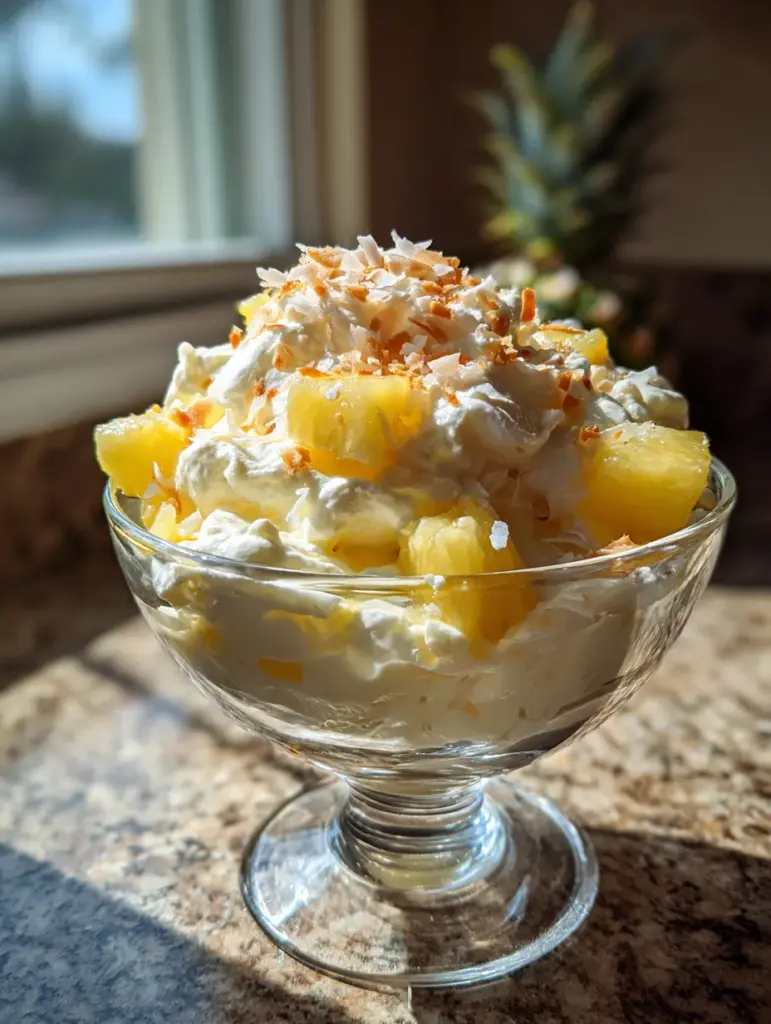 Hawaiian Pineapple Coconut Cream Fluff