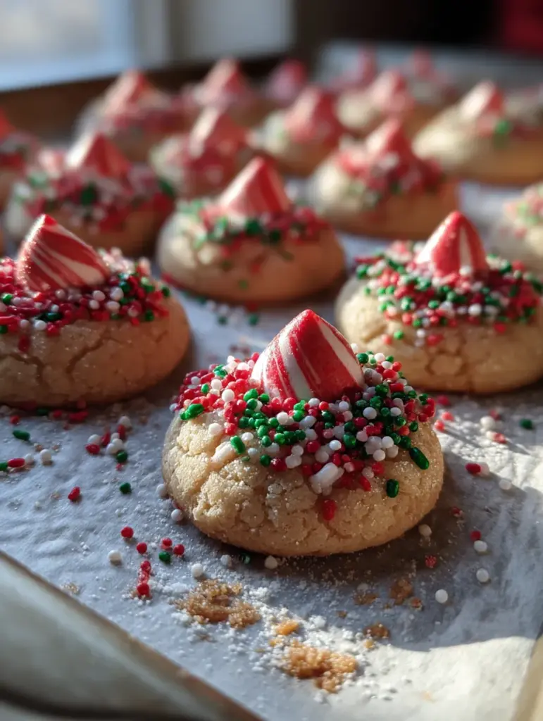 Candy Cane Kiss Cookies Recipe