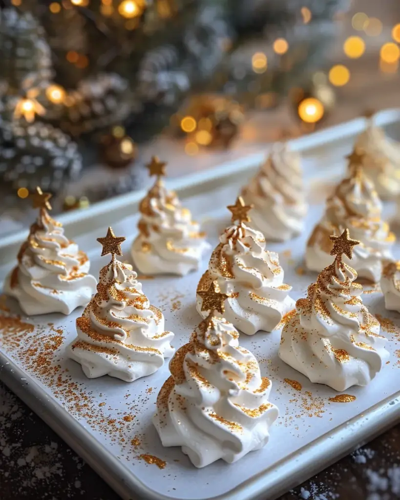 Christmas Tree Meringue