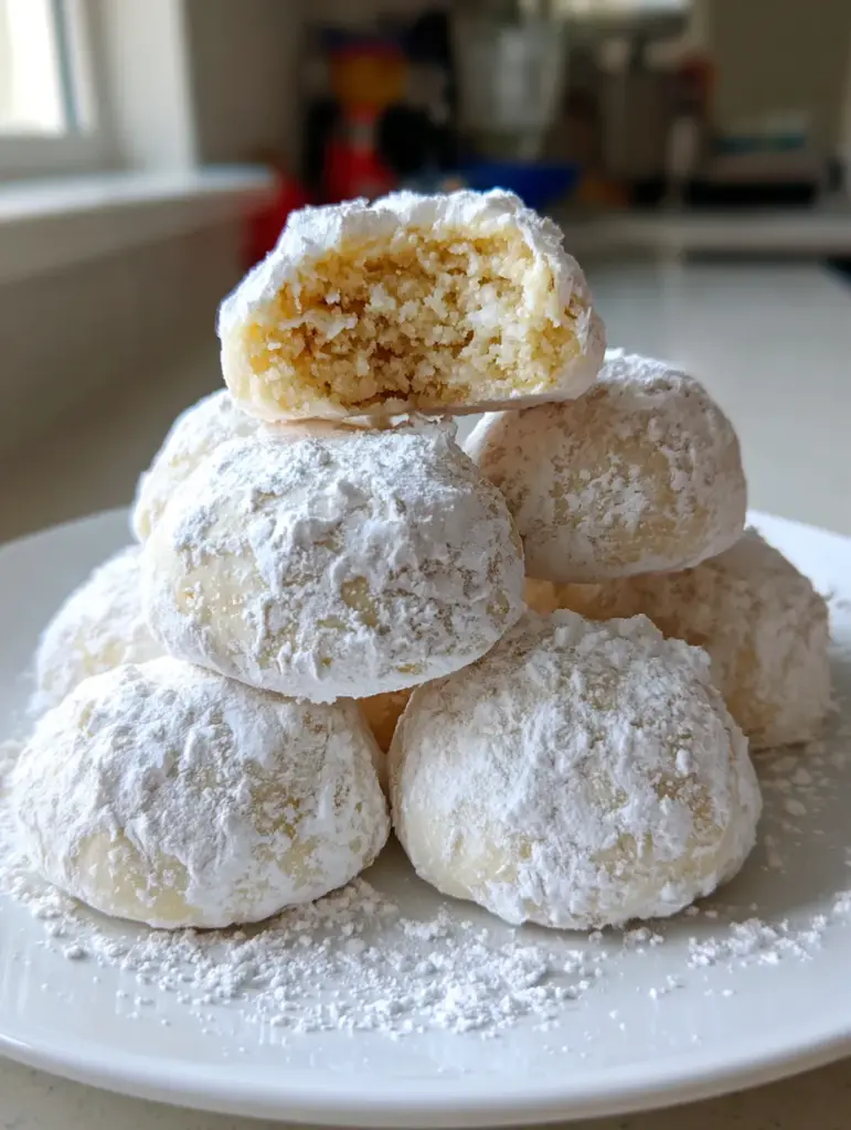 Lemon Snowball Cookies