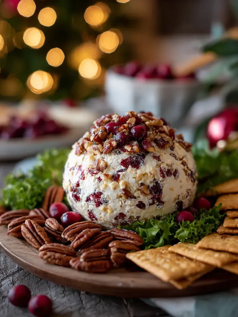 Cranberry Pecan Cheese Ball