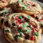Christmas Chocolate Chip Cookies