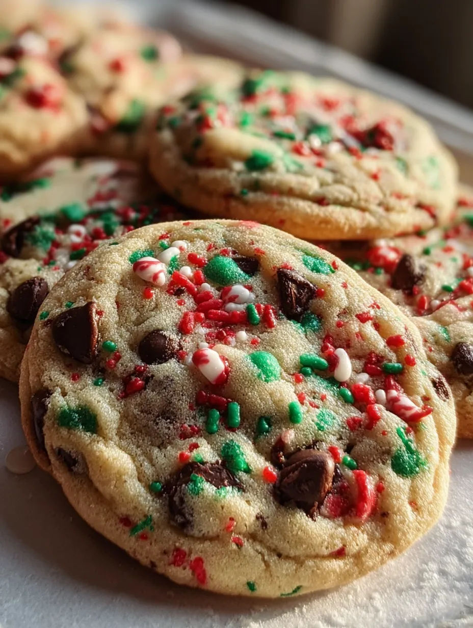 Christmas Chocolate Chip Cookies