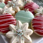 Chocolate Peppermint Crinkle Blossoms