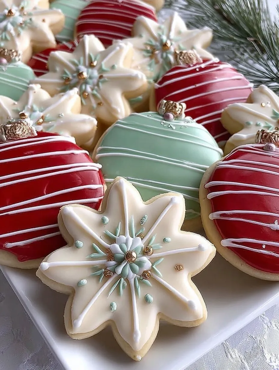 Chocolate Peppermint Crinkle Blossoms