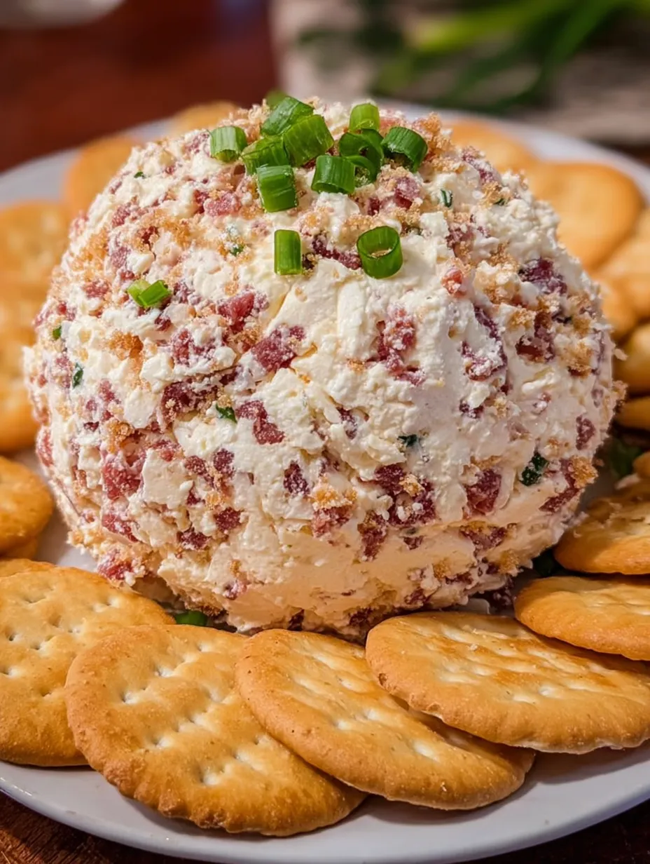 Creamy Chipped Beef Cheese Ball (Classic Party Style)