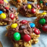 M&M Pretzel Crunch Chocolate Clusters