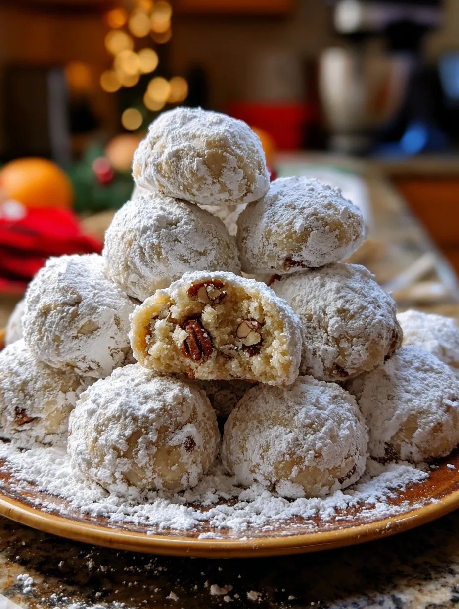 Perfect Pecan Snowball Cookies Recipe: Buttery, Nutty, and Dusted in Holiday Magic ❄️