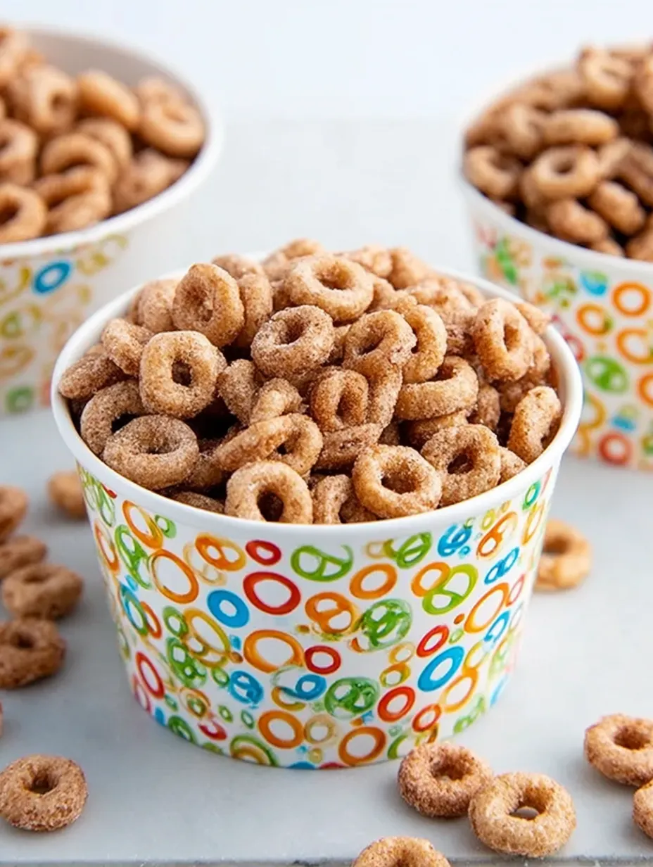 Mini Donut Hot Buttered Cheerios – Warm, Sweet, and Irresistible