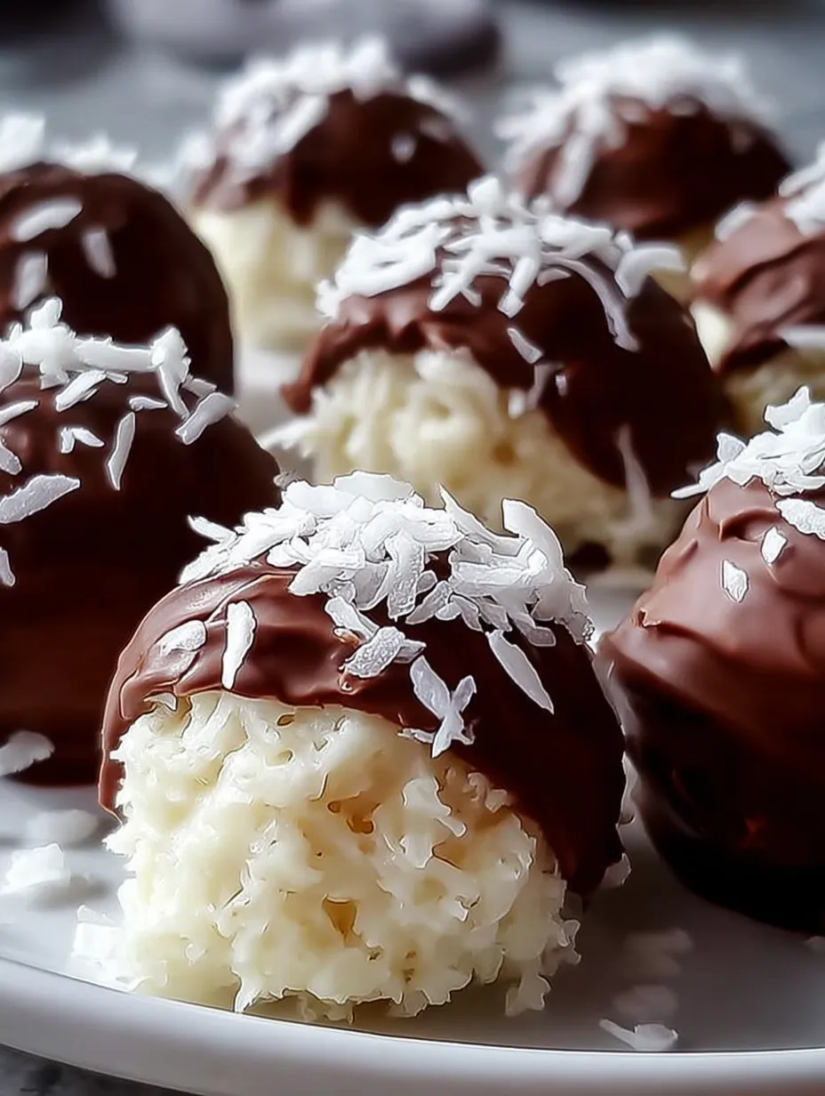 Chocolate-Dipped Coconut Cream Truffles: A No-Bake Treat That Melts in Your Mouth