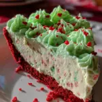 No-Bake Grinch Mousse Pie