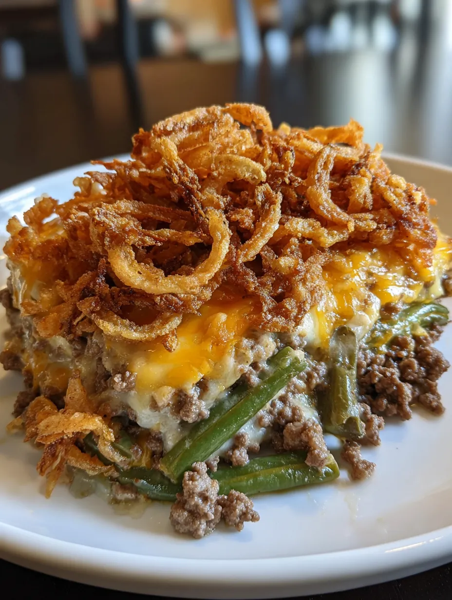 Hamburger Green Bean Casserole