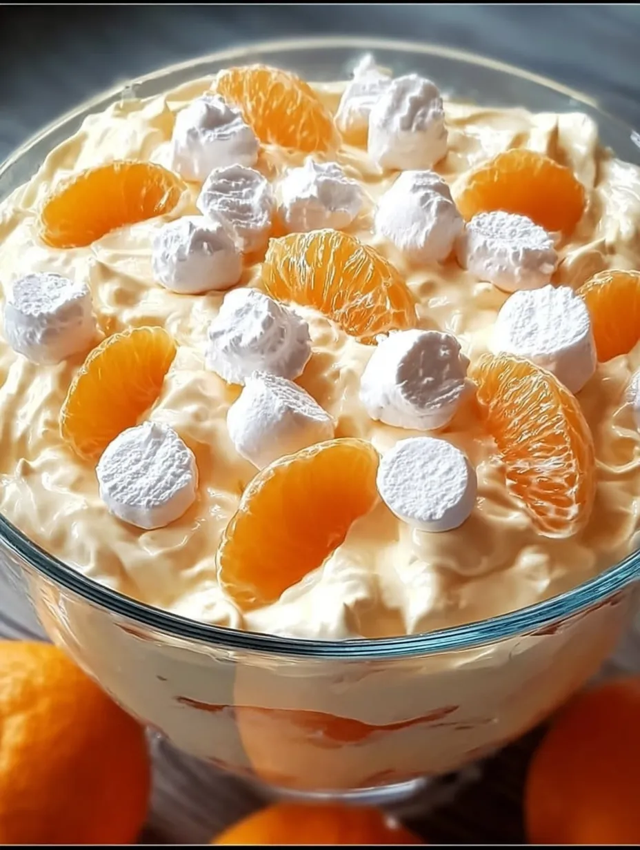🍊 Orange Dreamsicle Salad Recipe: The Creamy Citrus Dessert You’ll Crave All Year Long!