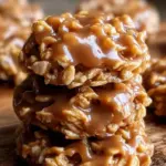 No-Bake Salted Caramel Chocolate Oat Cookies