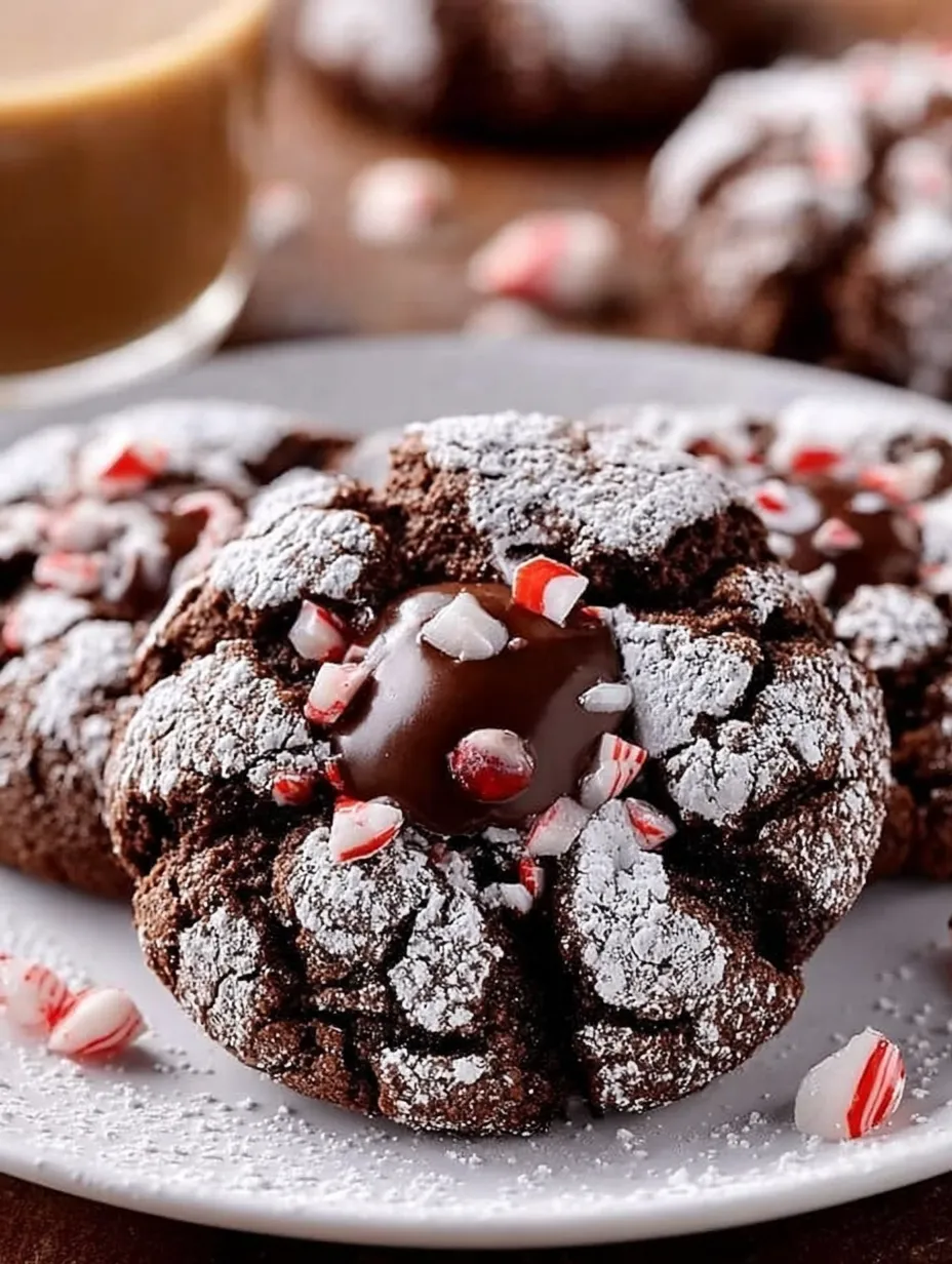 Chocolate Peppermint Crinkle Blossoms Recipe: Fudgy, Festive, and Full of Holiday Magic 🎄