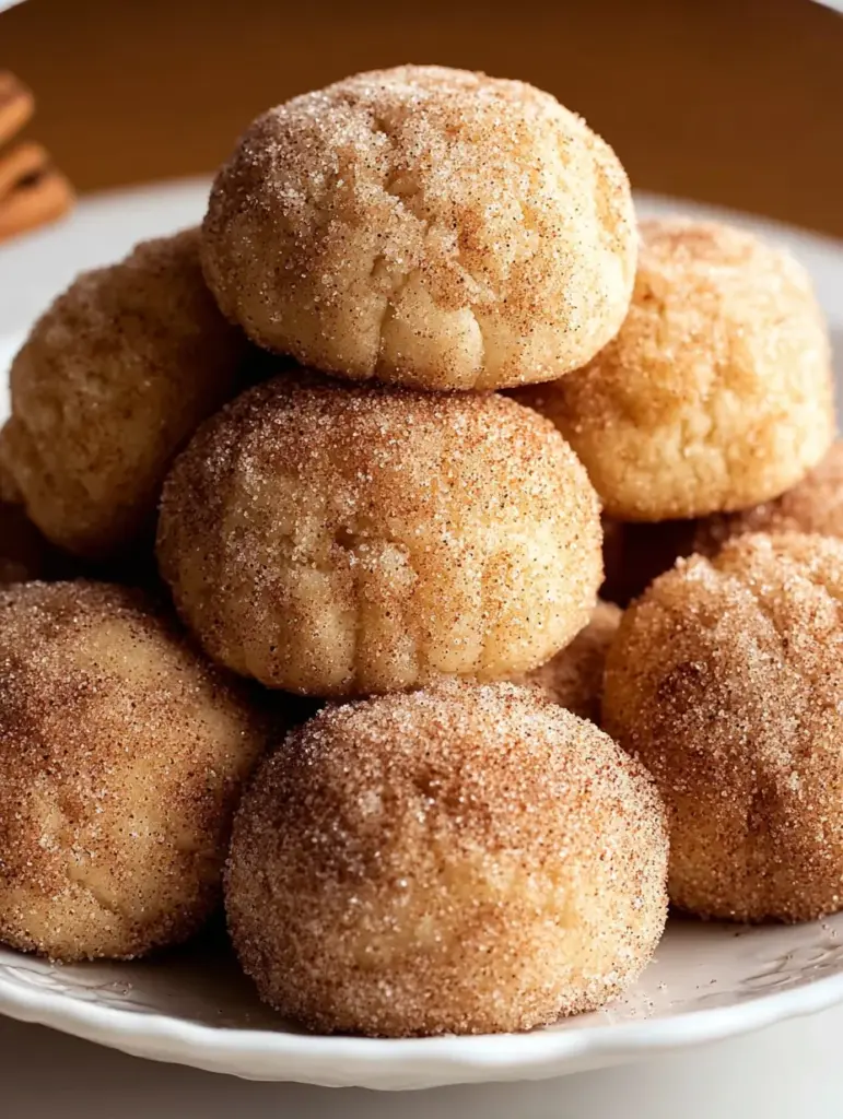 Soft Cinnamon Sugar Cookie Puffs