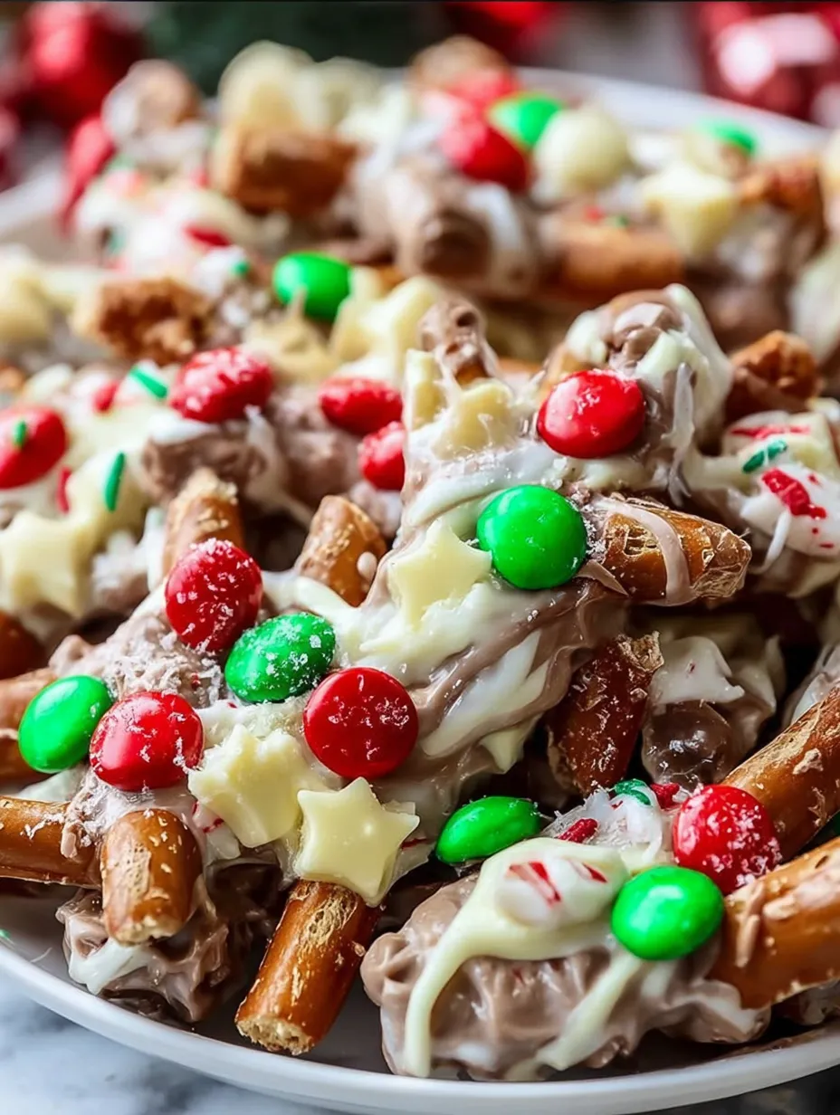 🎄 Christmas Trash (Sweet & Salty Holiday Bark) – The Ultimate Reindeer Crack Recipe ❤️💚