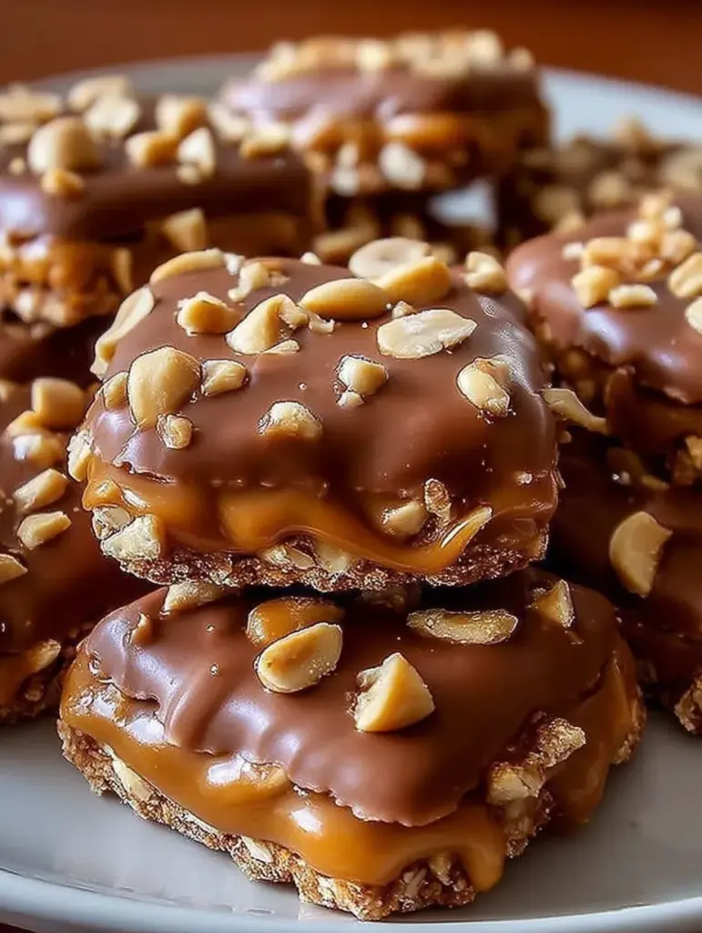 Caramel Peanut Ritz Cracker Bars
