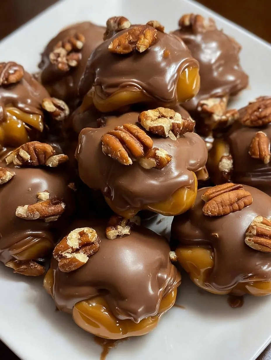 Perfect Pecan Caramel Turtles Recipe 🍫🐢 — Sweet, Buttery, and Utterly Irresistible