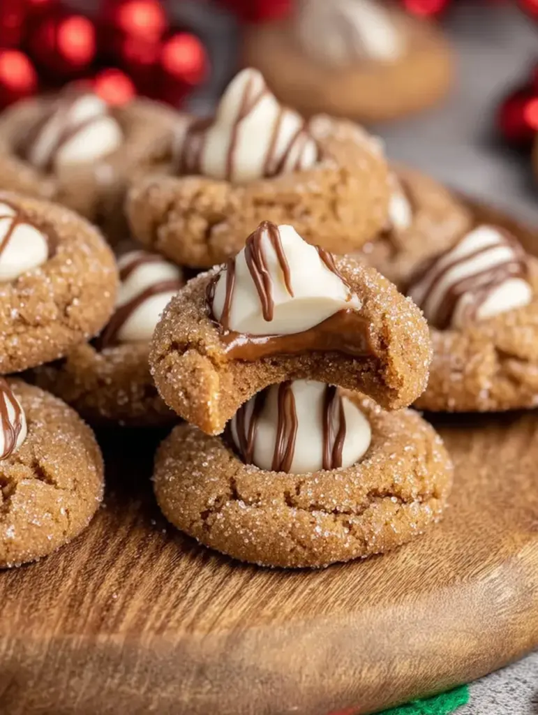 Magic of Gingerbread Kiss Cookies