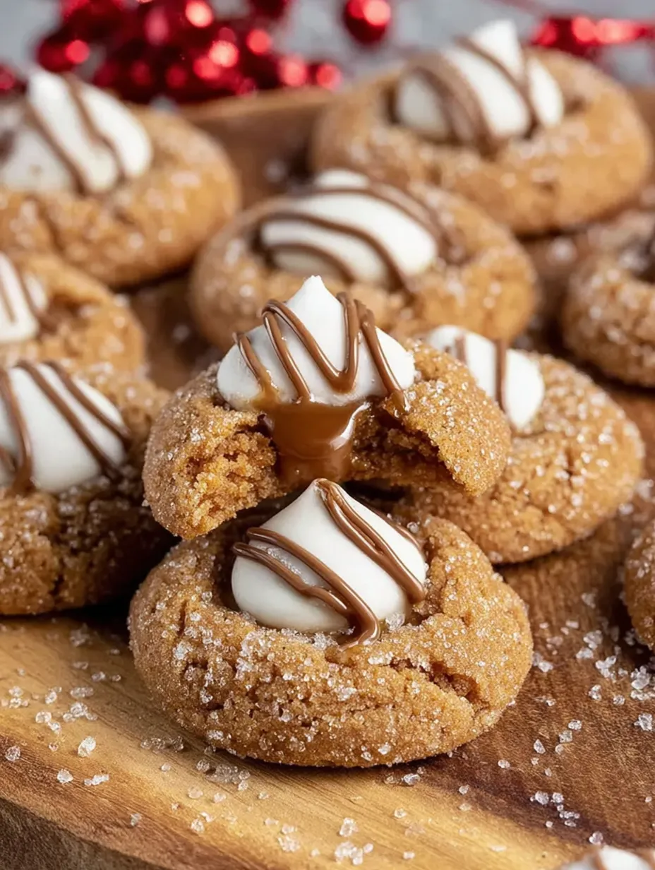 The Holiday Magic of Gingerbread Kiss Cookies