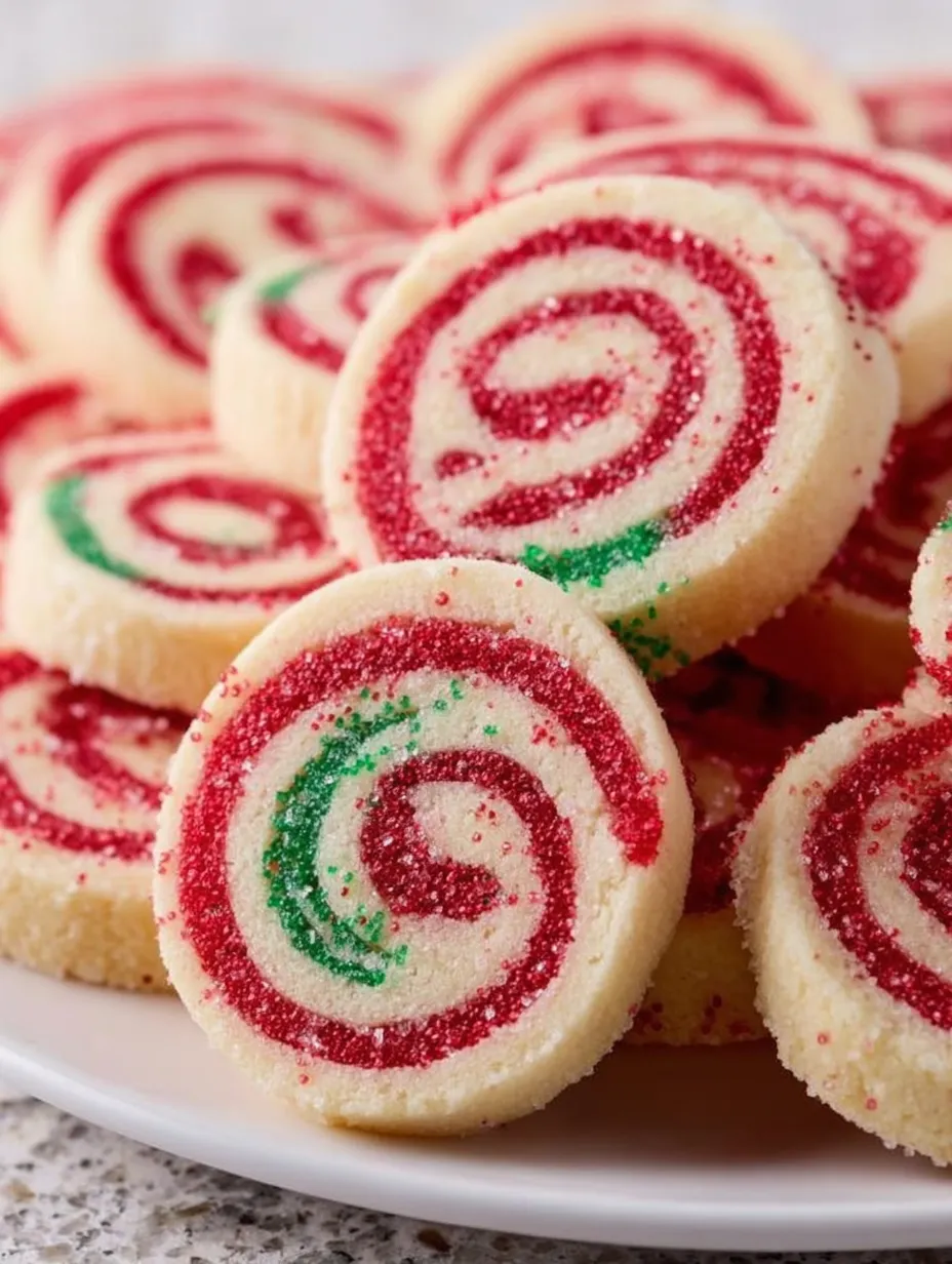 🎄 Christmas Pinwheel Shortbread Cookies Recipe: A Magical Holiday Treat with a Festive Swirl