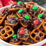 Christmas Rolo Pretzel Bites