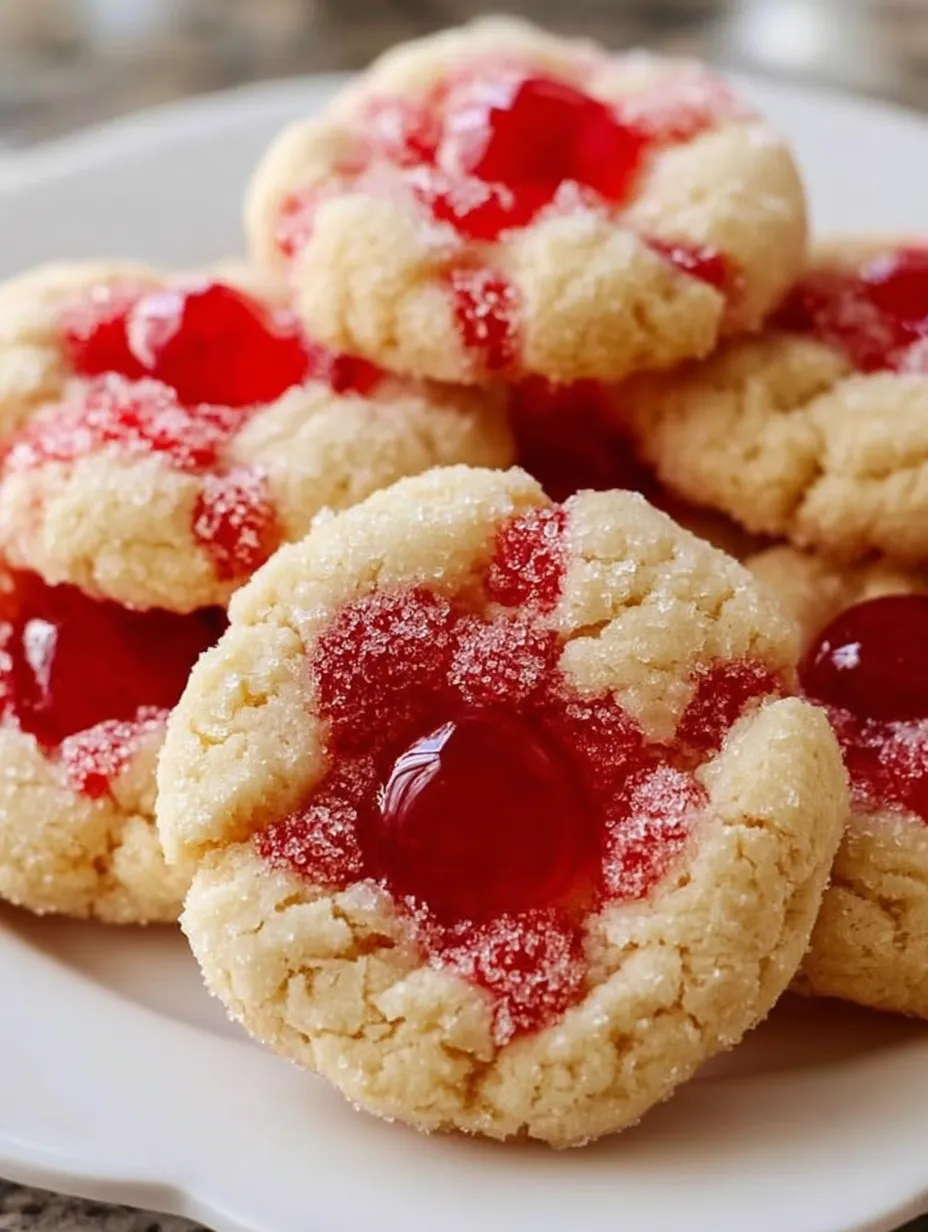 Maraschino Cherry Sugar Cookies 🍒 – A Buttery Holiday Classic That Steals Hearts!