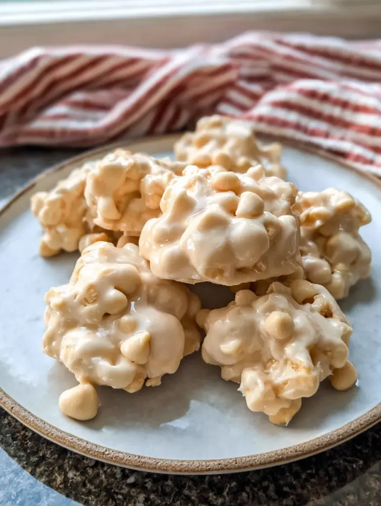 White Chocolate Peanut Marshmallow Clusters