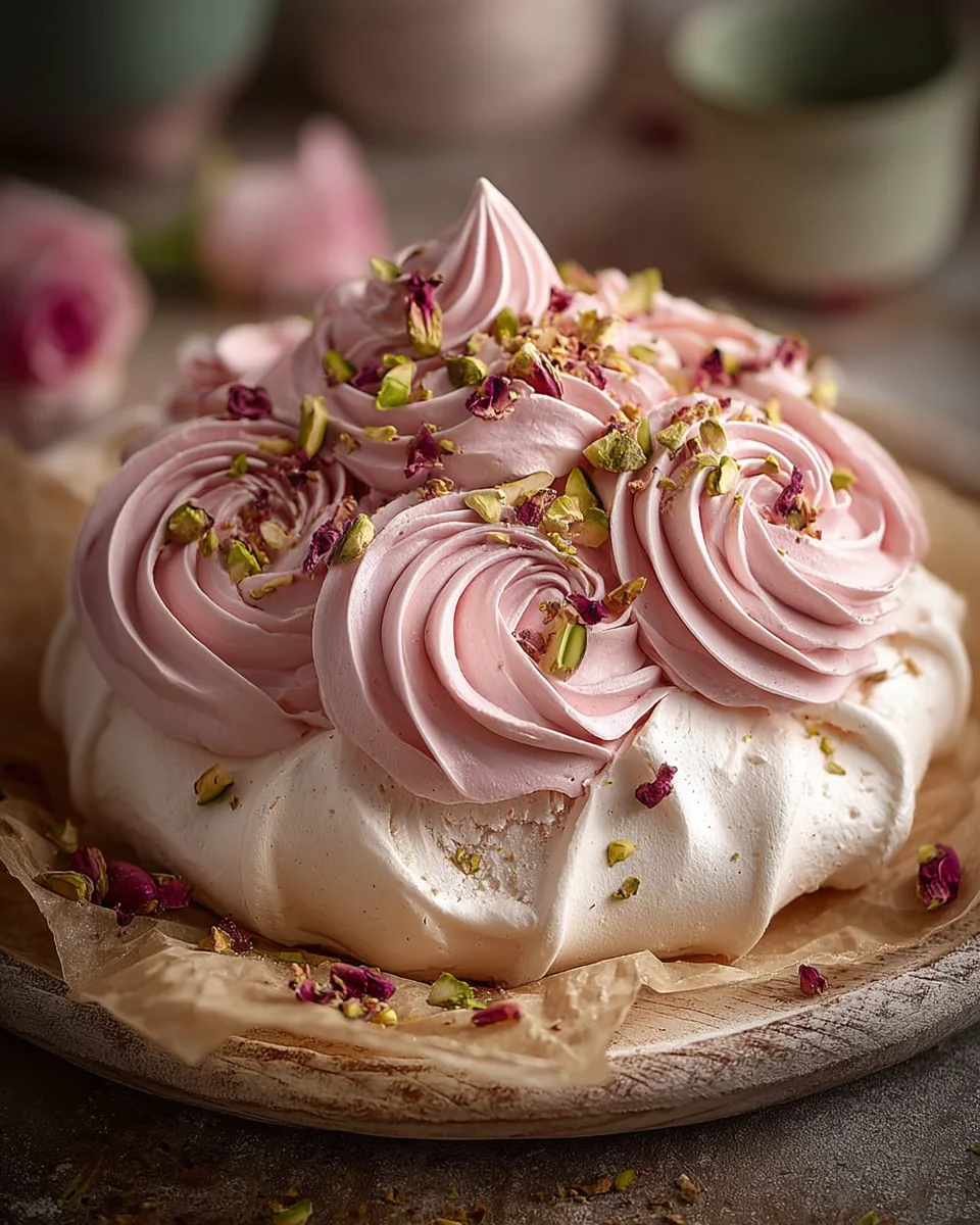 Lavender Lemon Cloud Pavlova
