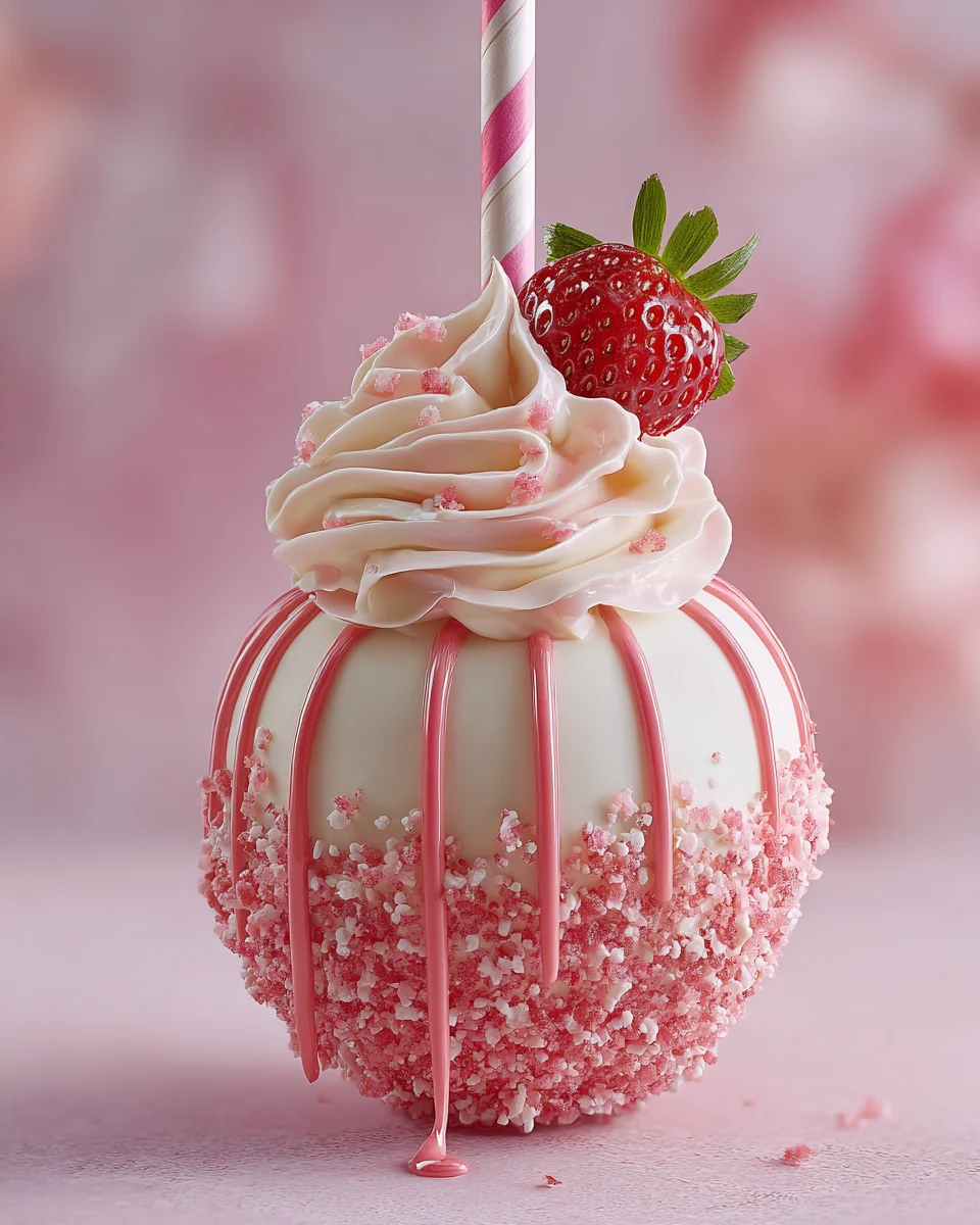 Strawberry Crunch Cheesecake Candy Apples