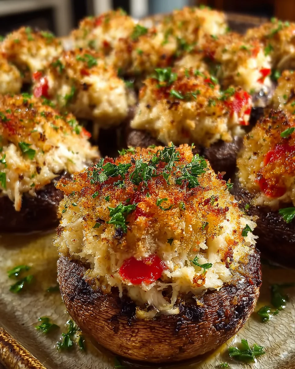 Ruth’s Chris Crab-Stuffed Mushrooms