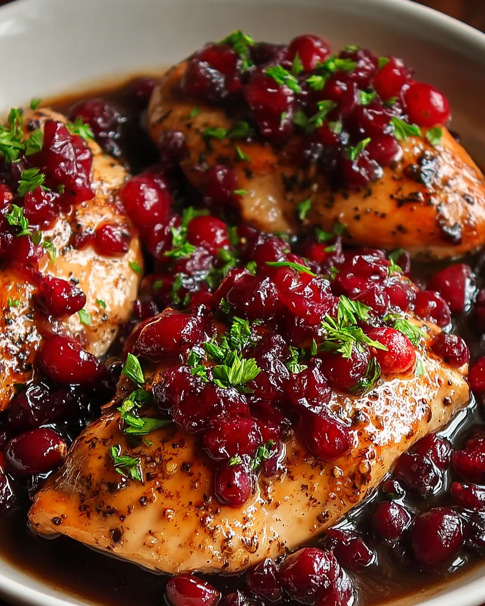 Slow Cooker Cranberry Chicken: A Simple Savory Delight