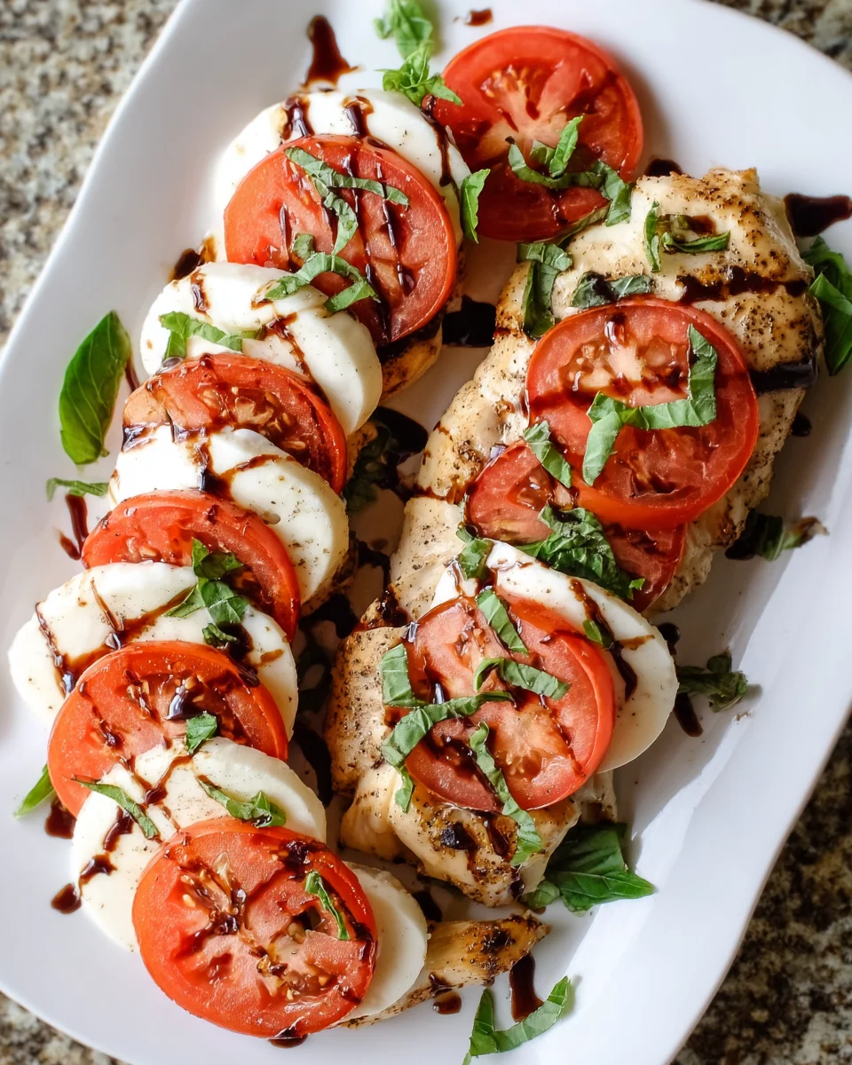 Caprese Chicken Italian Dish