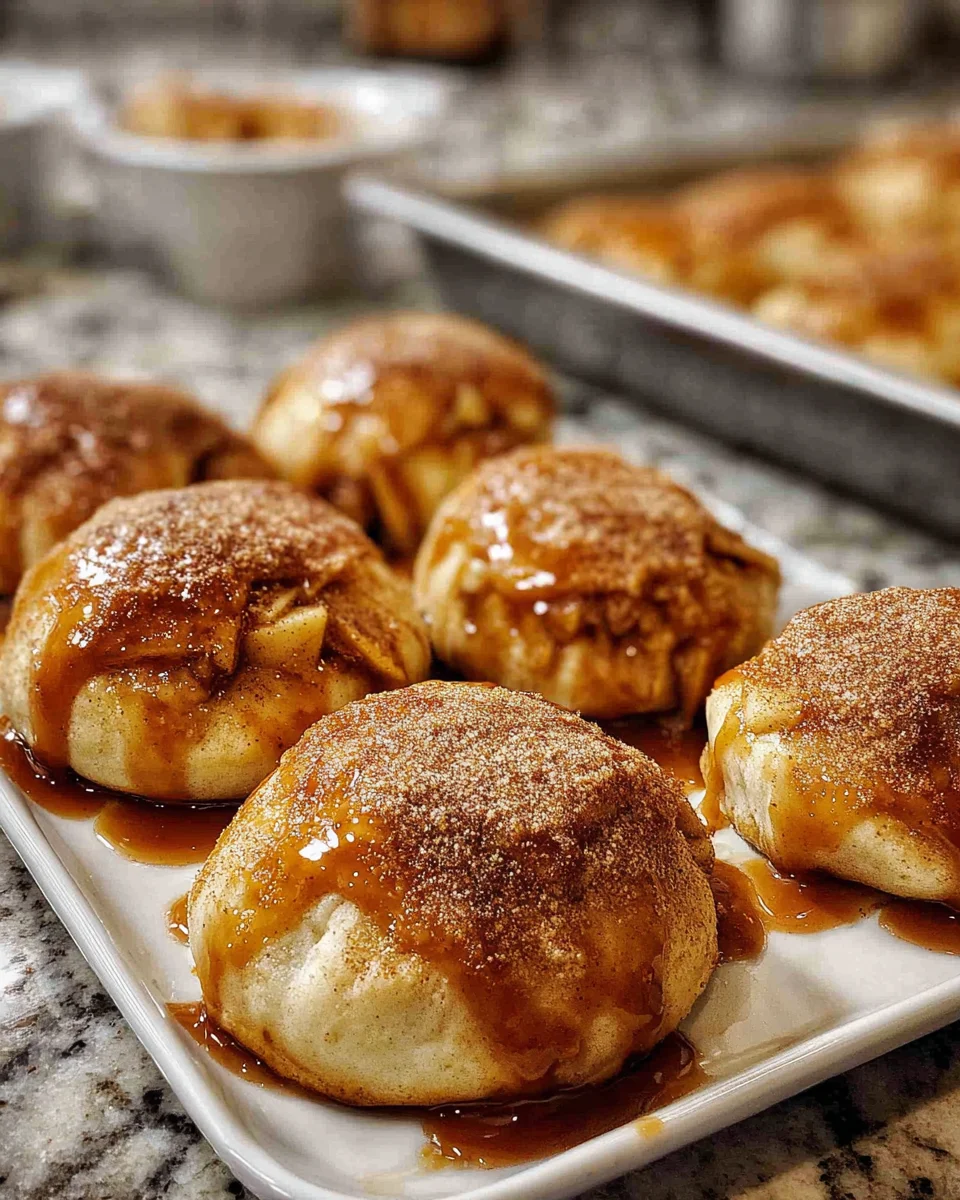 Mouthwatering Caramel Apple Pie Bombs: A Delightful Treat!