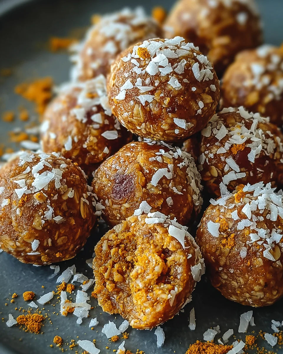 Ginger Turmeric Energy Balls: Boost Your Energy Today!