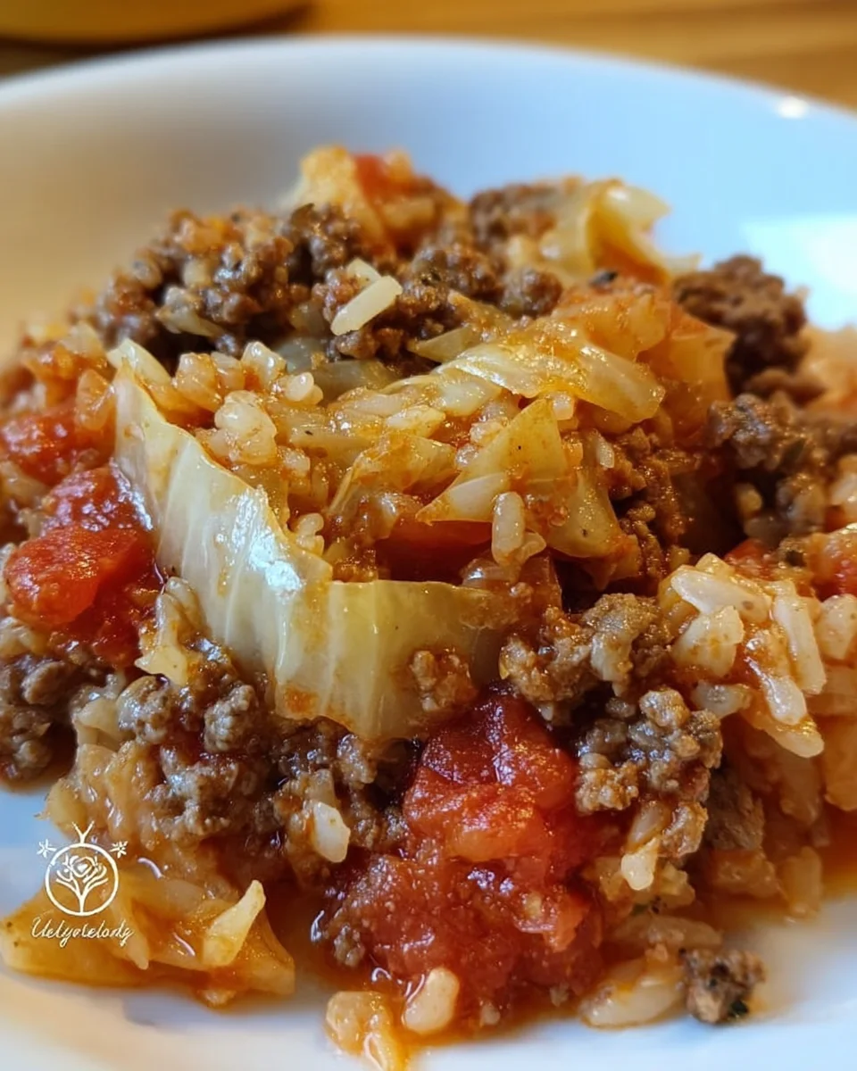 Crockpot Cabbage Roll Casserole