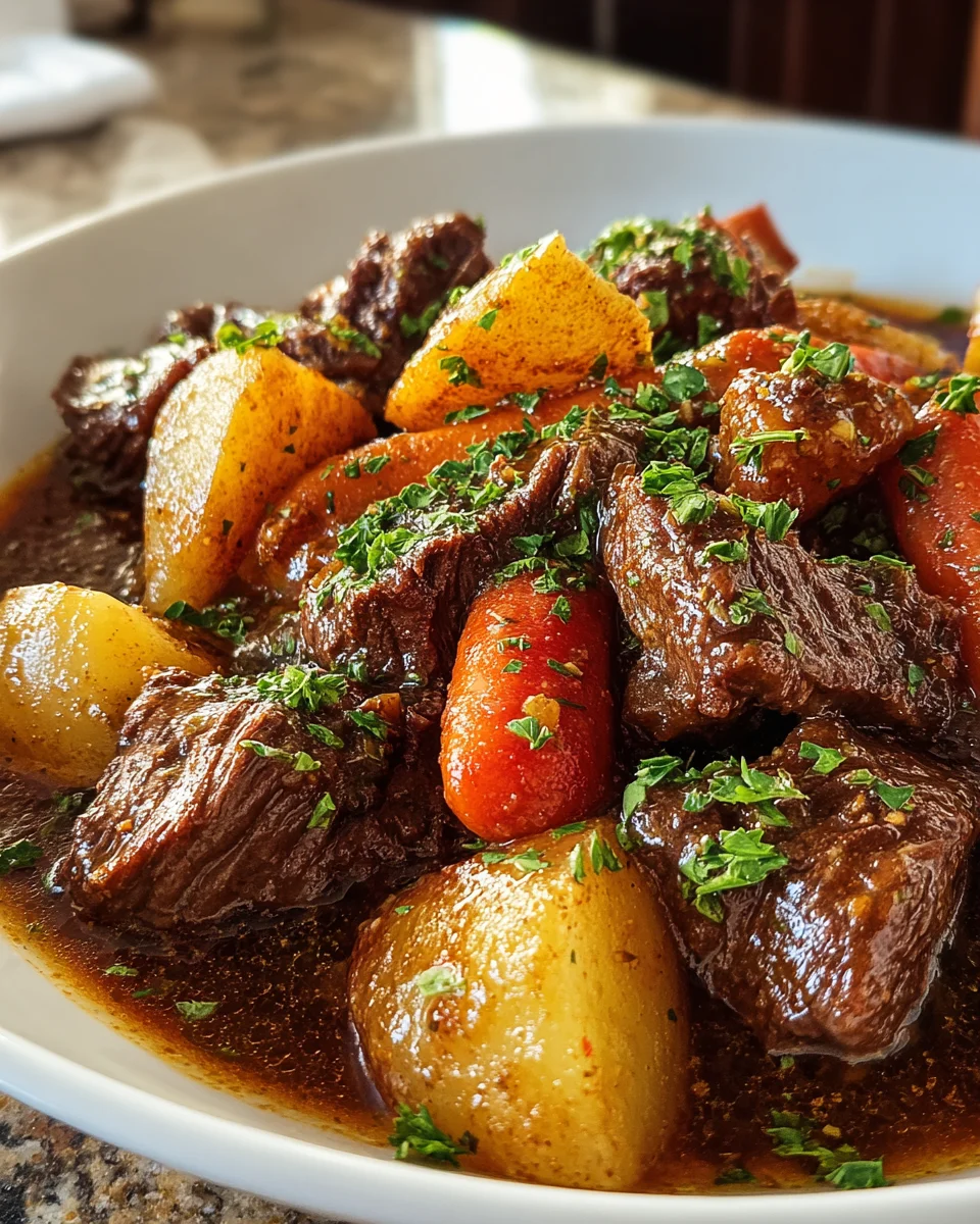 Easy Crockpot Beef Stew