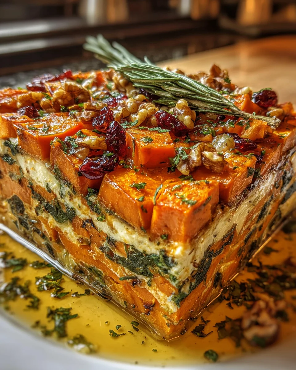 Layered Sweet Potato Lasagna