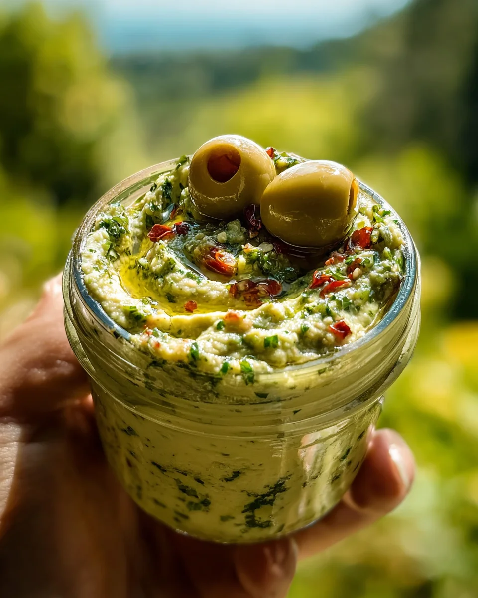 Olive Lovers’ Dream Dip – Creamy Feta & Green Olive Spread