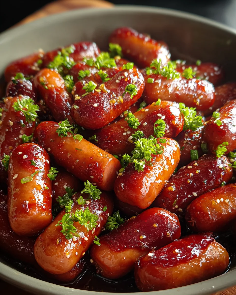 Hot Honey Garlic Lil Smokies: Irresistibly Easy Recipe!